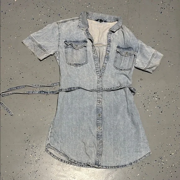 Dkny | Dresses | Light Blue Denim Shirt Dress Dkny Jeans Dress Size Large |  Poshmark